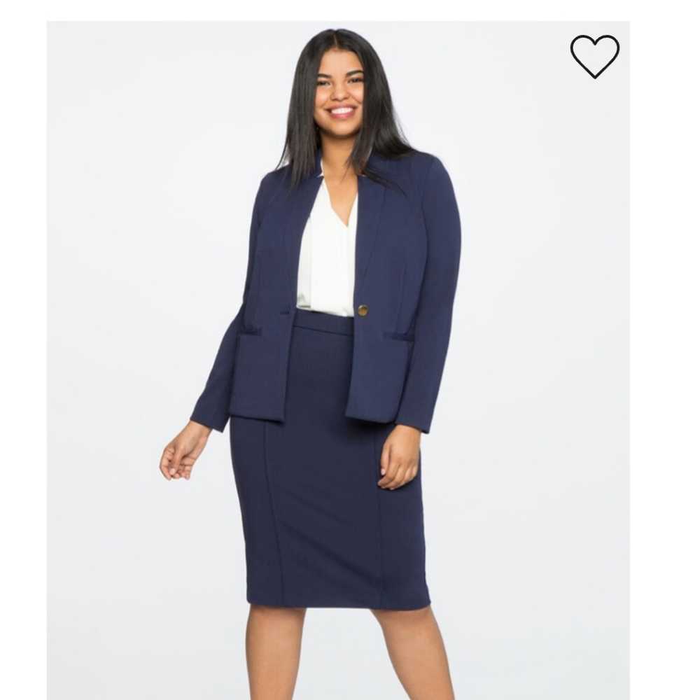 Eloquii 9 to 5 Suit Skirt